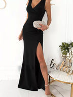 Sleeveless High Slit Maxi Dress (8)