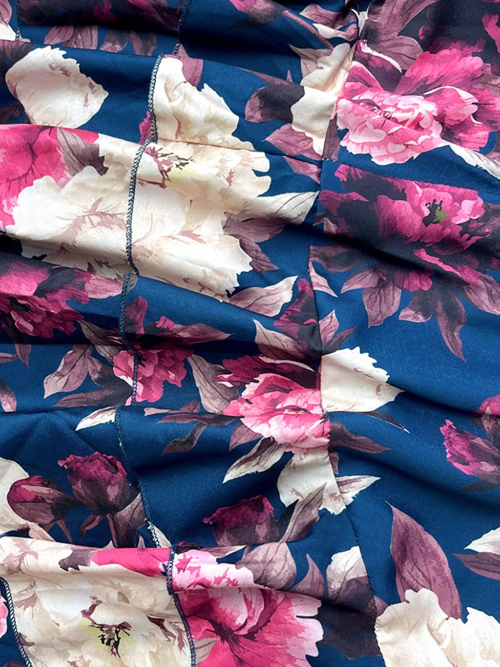 Floral Print Ruffle Cami Skirt Two-piece Set (3)