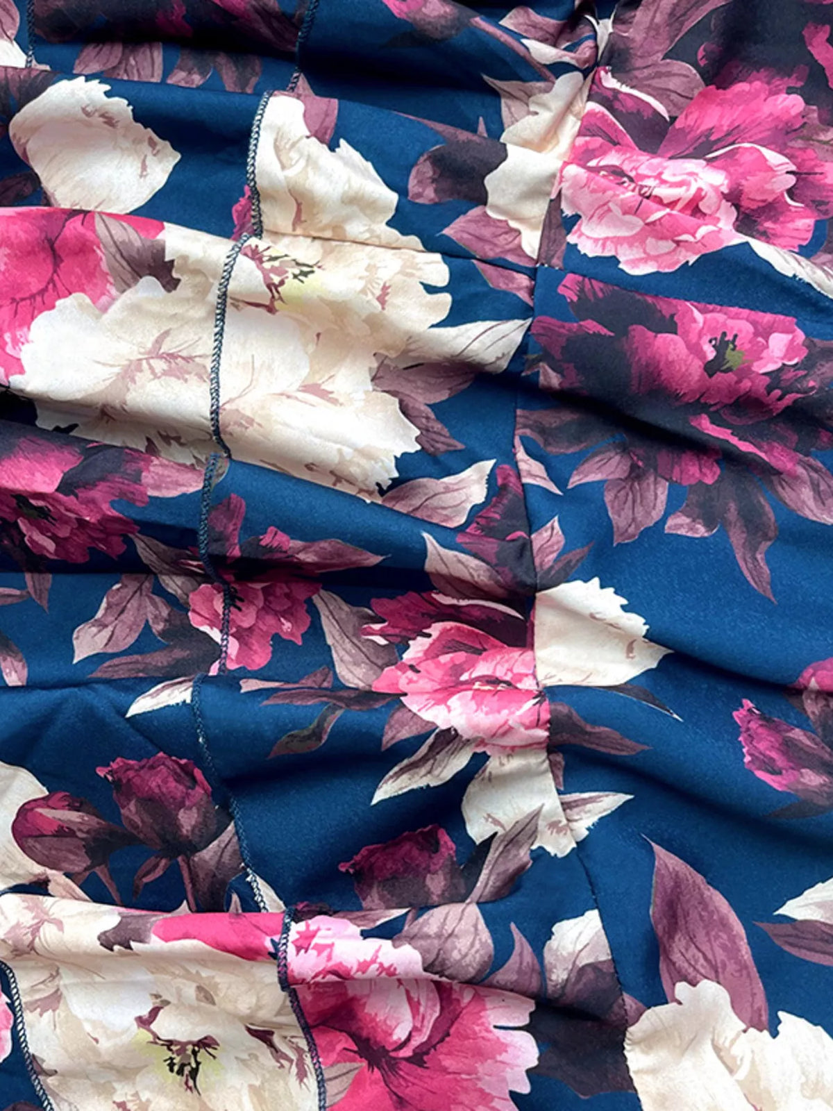 Floral Print Ruffle Cami Skirt Two-piece Set (3)