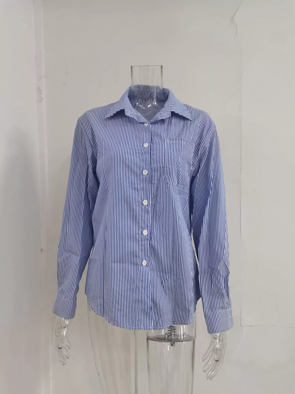 Striped Button-down Relaxed Fit Shirt (2)