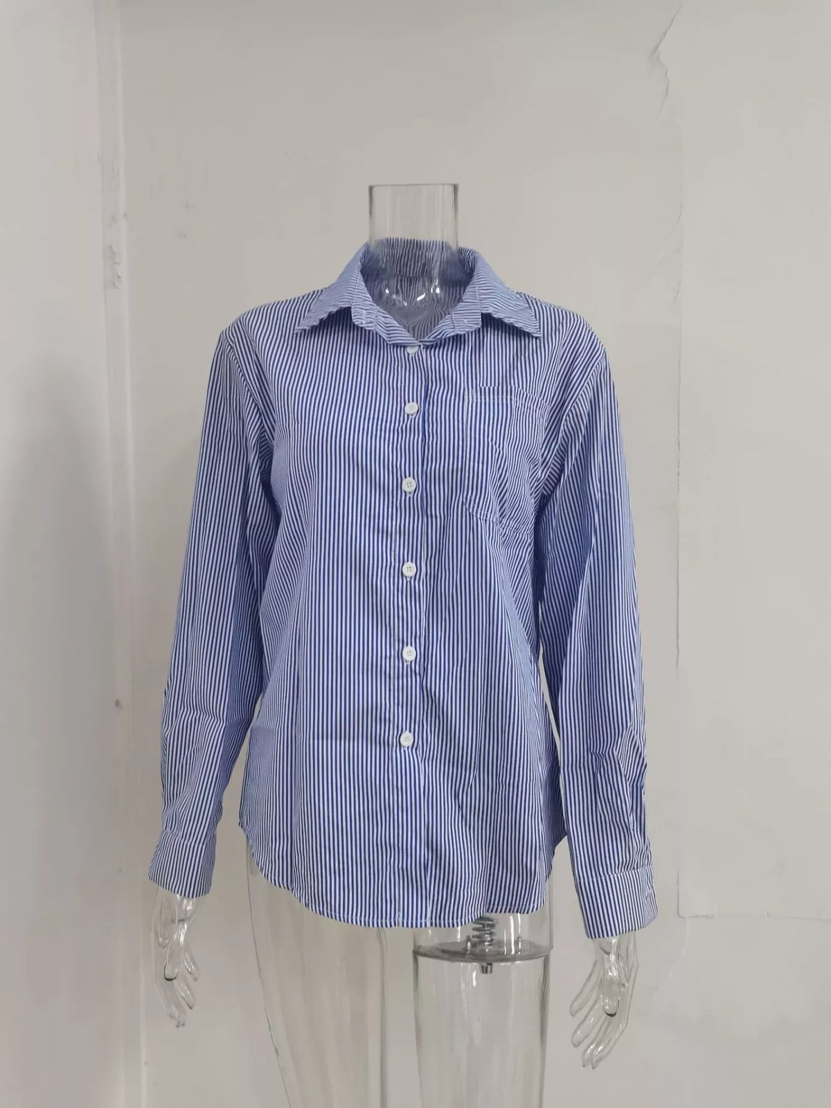 Striped Button-down Relaxed Fit Shirt (2)
