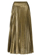 High-waisted Pleated Maxi Skirt (4)