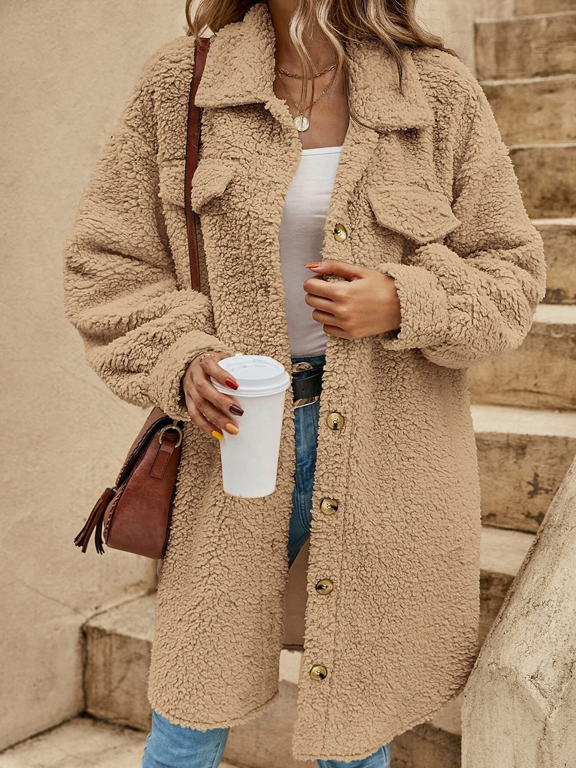 Collared Button Down Coat (3)