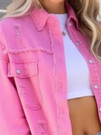Distressed Denim Jacket Frayed Edges (26)