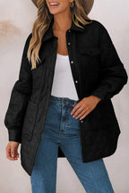 Snap Down Collared Winter Coat (16)
