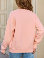 Casual Button-down Knit Cardigan (19)