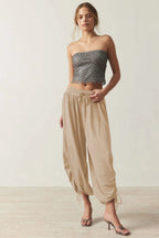 Drawstring Ruched Pants (14)