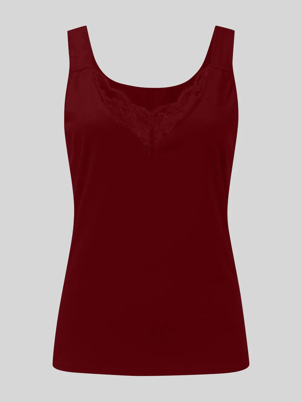 Full Size Lace Detail Sweetheart Neck Tank (12)