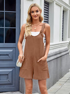 Knotted Wide Strap Scoop Neck Overalls (6)