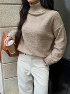 Turtleneck Long Sleeve Sweater (3)