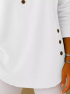Full Size Button Detail Corduroy Top Plus (24)