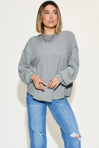 Full Size Ribbed Round Neck Long Sleeve T-shirt (13)