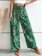 Printed Wide Leg Pants (17)