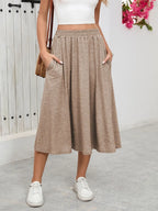 Elastic Waist Skirt Pockets (17)