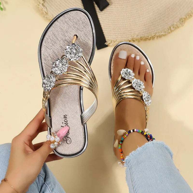 Toe Post Flats Sandals (4)