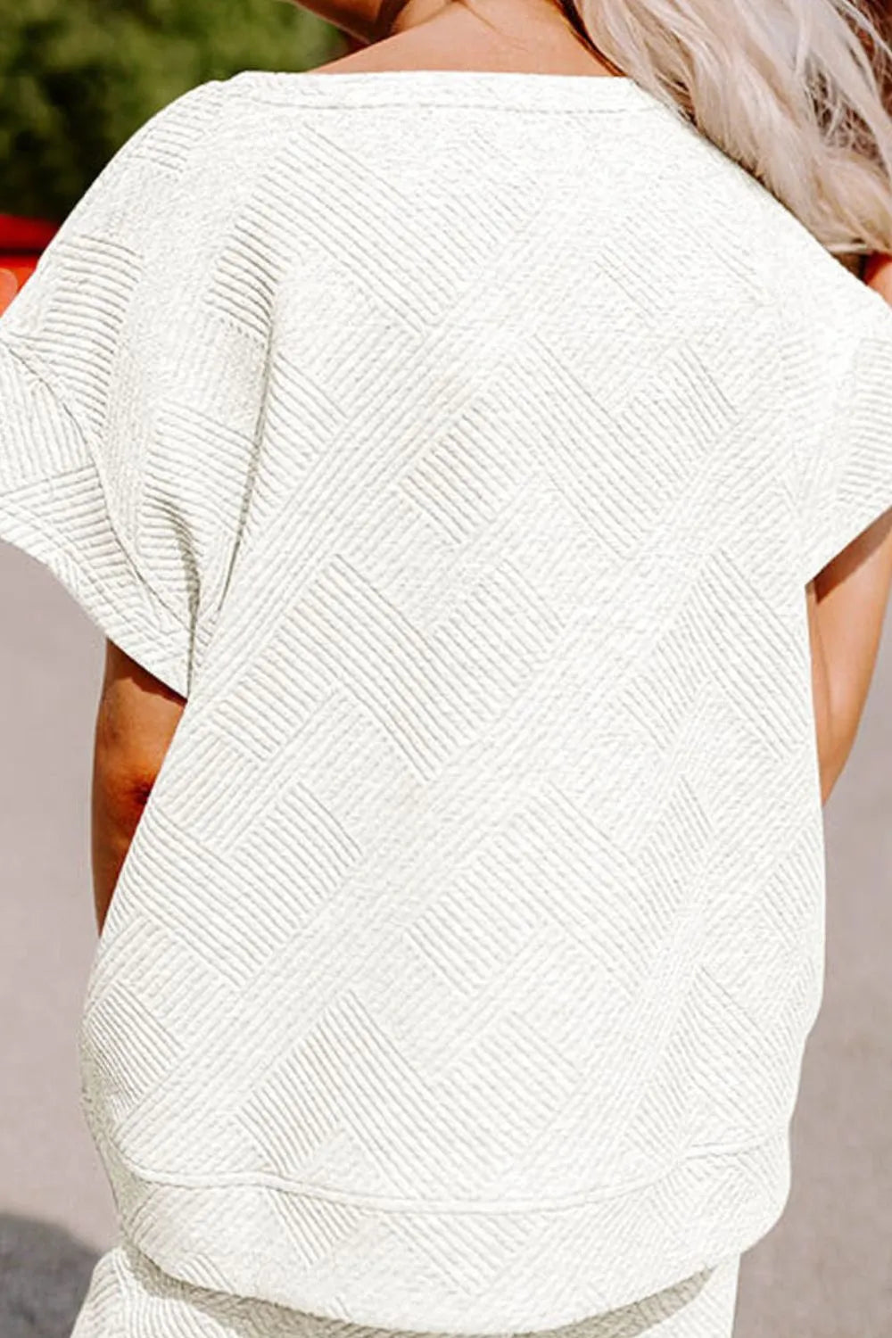 Short Sleeve Top Pants Set (7)