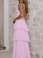 Sleeveless Ruffled Layered Backless Maxi Dress (25)