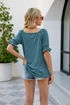 Short Flounce Sleeve Top (30)