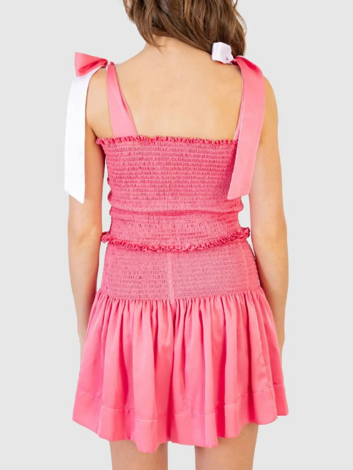 Smocked Tie Shoulder Cami Shorts Set (5)