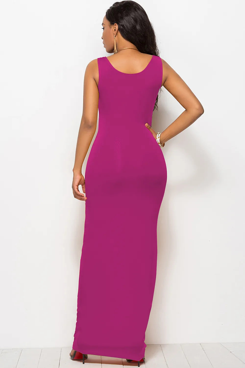 Scoop Neck Wide Strap Maxi Dress (8)