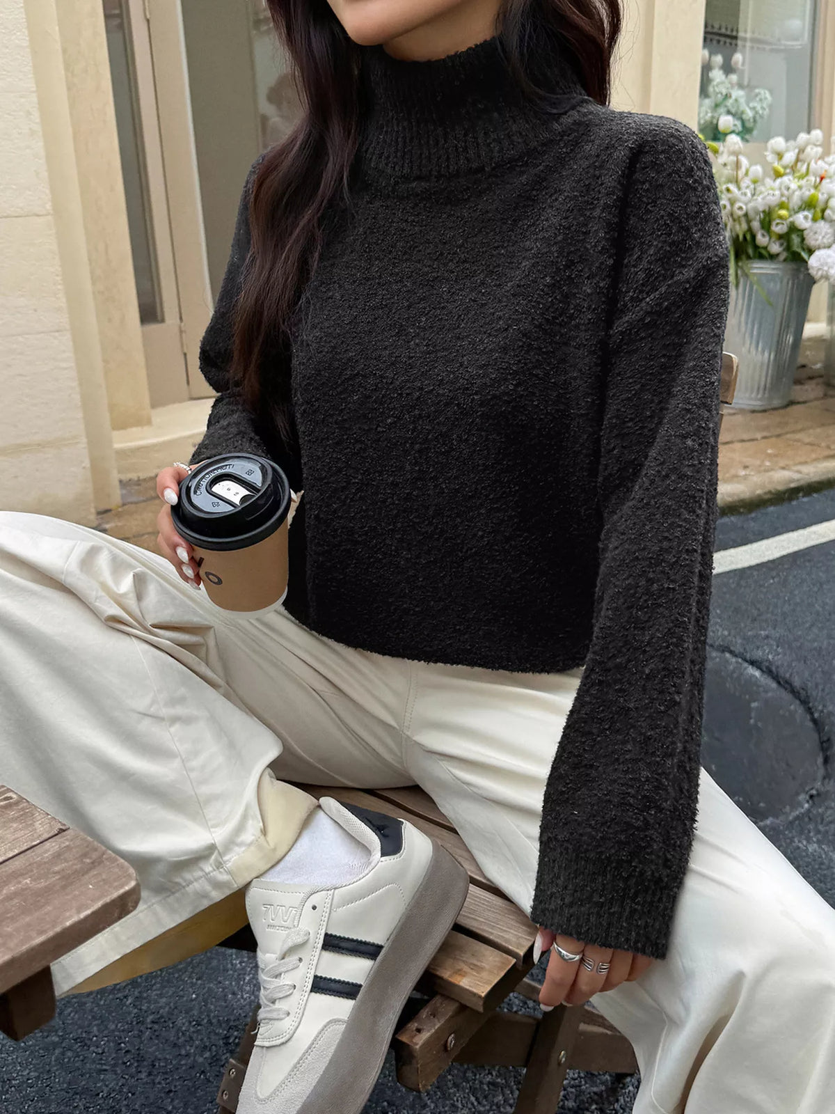 Turtleneck Long Sleeve Sweater (13)