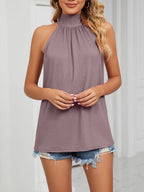 High Neck Tie Back Cami (31)