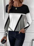 Block Long Sleeve T-shirt (2)