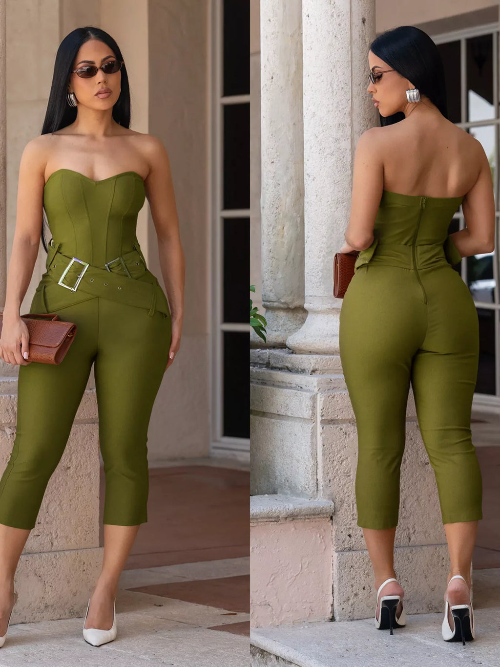 Belted Tube Skinny Jumpsuit (3)
