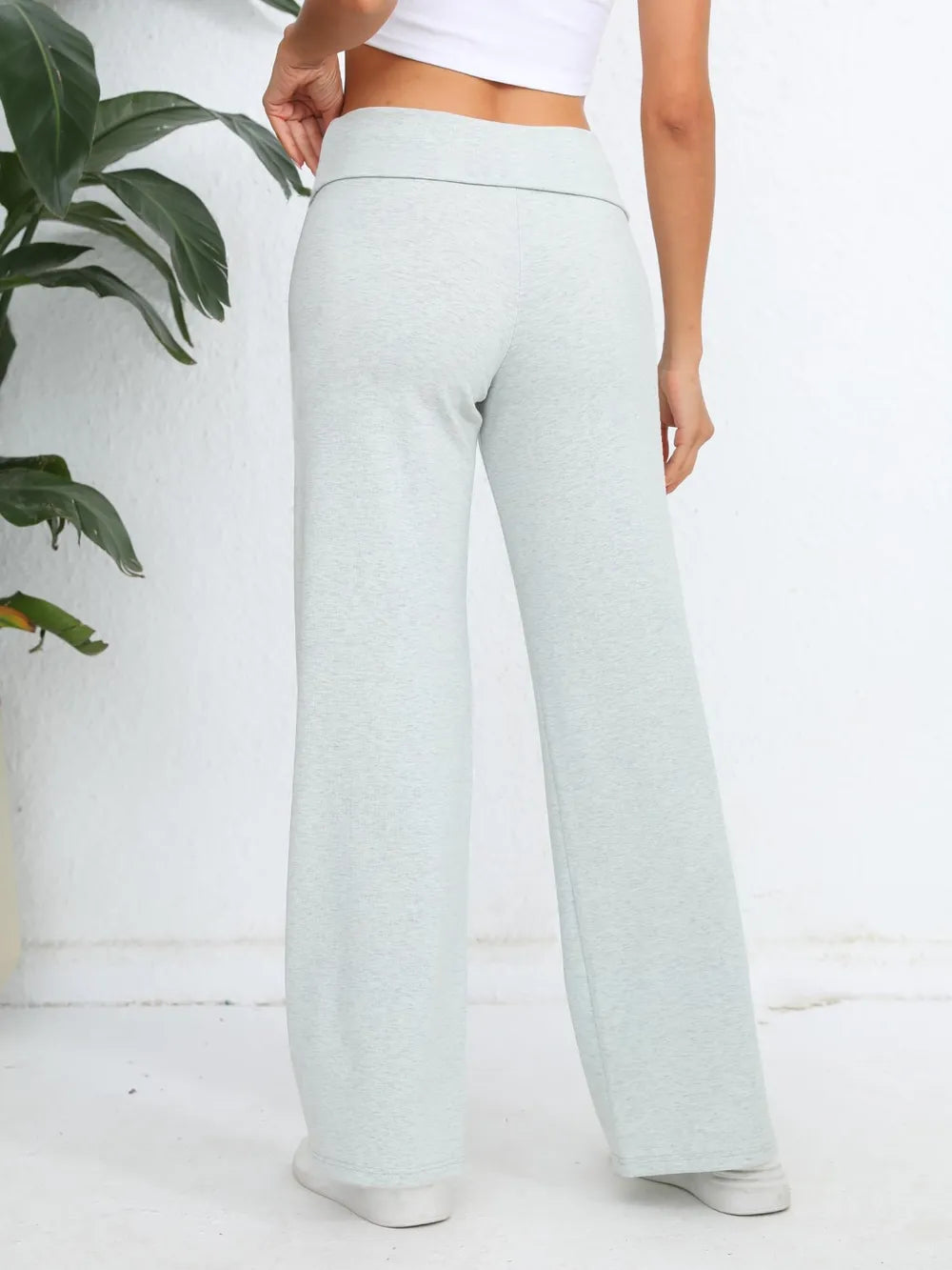 Elastic Waist Wide Leg Pants (8)