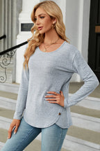 Round Neck Long Sleeve T-shirt (24)