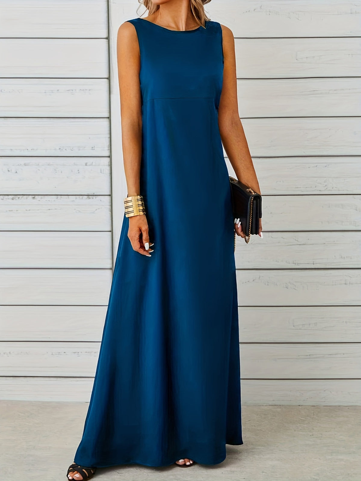 Sleeveless Flowy Maxi Dress (6)