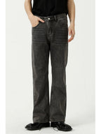 Mid Rise Jeans Pockets