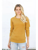 Round Neck Raglan Sleeve Sweater