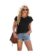 Round Neck Short Sleeve T-shirt photo 17