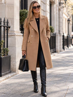 Winter Jacket Cloth Coat styled on a model